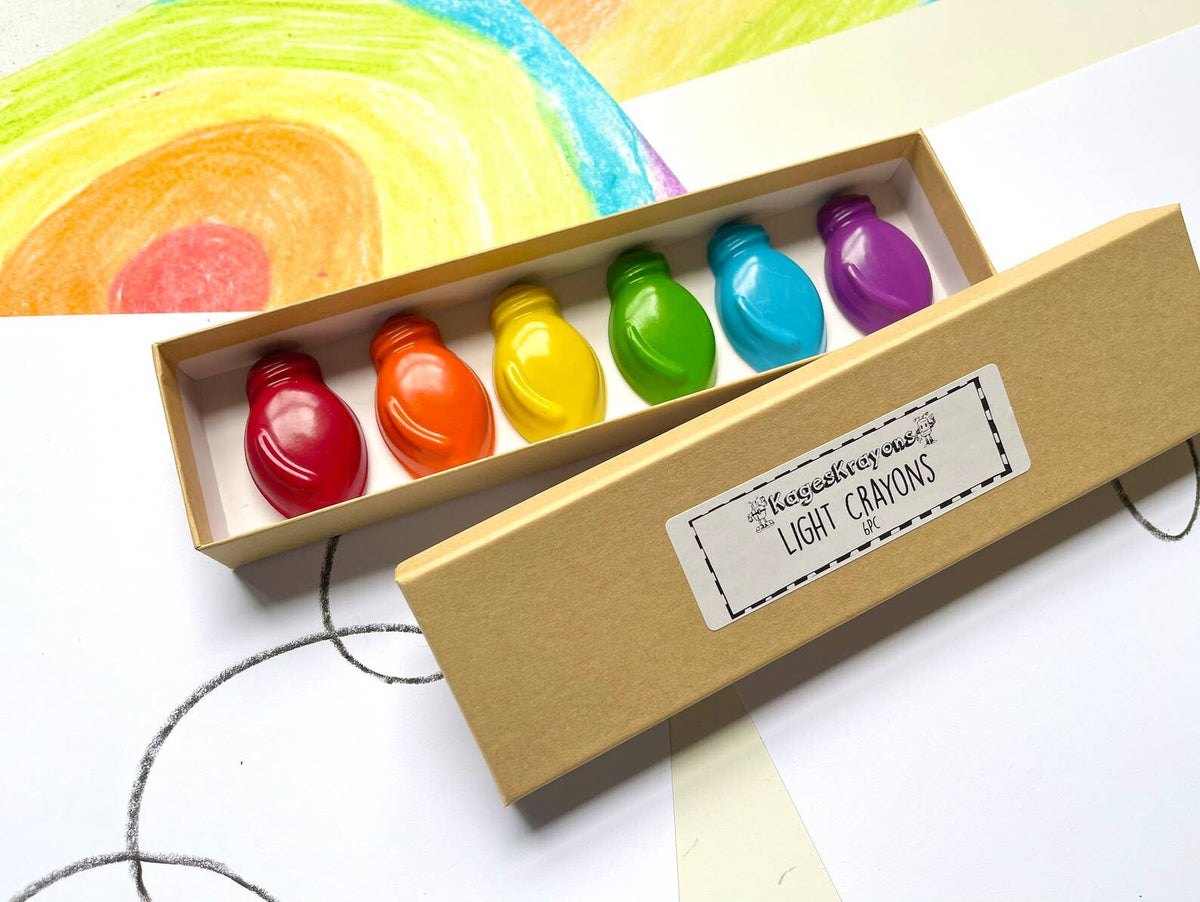 Christmas Light Crayons Gift Box JLB Gift Shop