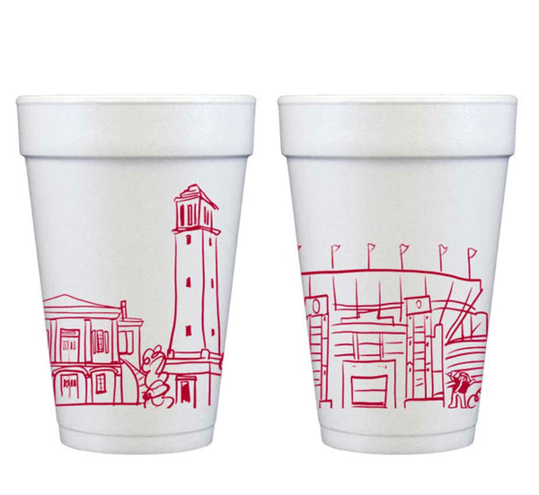UA Skyline Styrofoam Cups [10 pack]