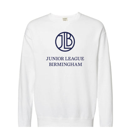 JLB Logo Unisex White Sweatshirt