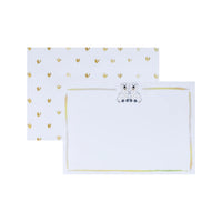 Over the Moon Gold Fork Ceramic Dog Notecards