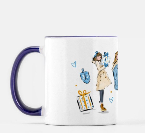 Hanukkah Girls Ceramic Mug