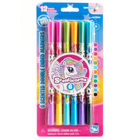 SCENTICORNS® Scented Stationery 6ct Double Ended Markers