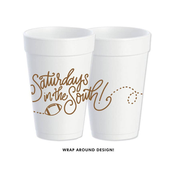 Foam Cups - Saturday's in the South (Tailgating)
