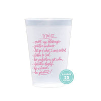 To-Do List | Frosted Cups