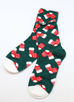 Christmas Stocking Socks GREEN