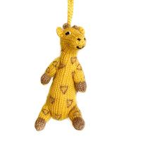 Giraffe Knit Wool Ornament