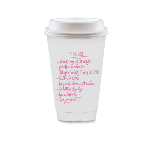 To-Do List | To-Go Coffee Cups