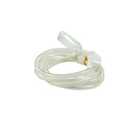 Glitter White Jelly Bangle