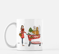 Christmas Shopper Coffee Mug