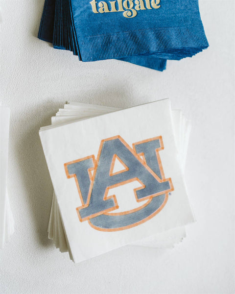Auburn AU watercolor napkin pack