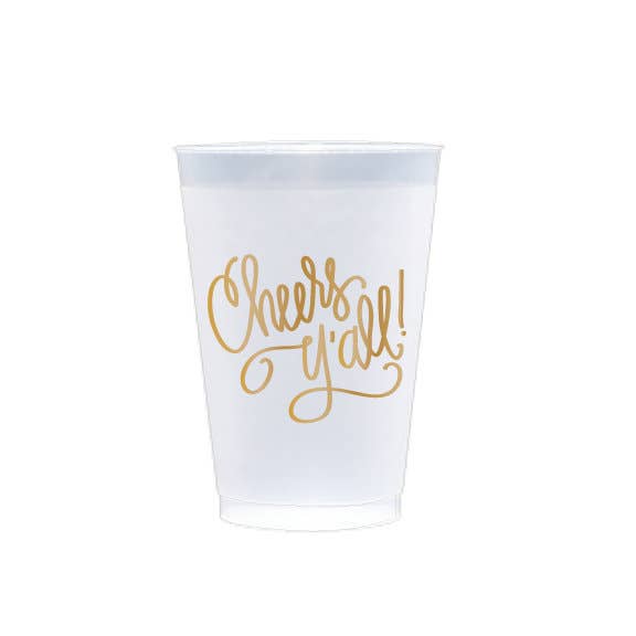 Cheers Y'all! | Frosted Cups