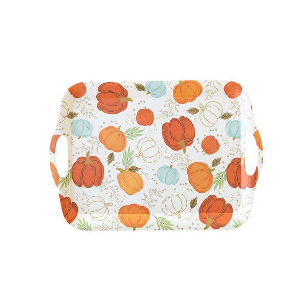 Scattered Pumpkins Reusable Bamboo Tray
